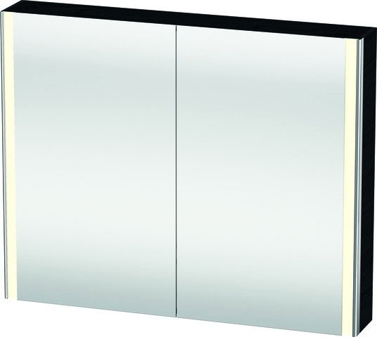 Duravit XSquare Spiegelschrank Eiche Schwarz 1000x155x800 mm - XS7113016162000