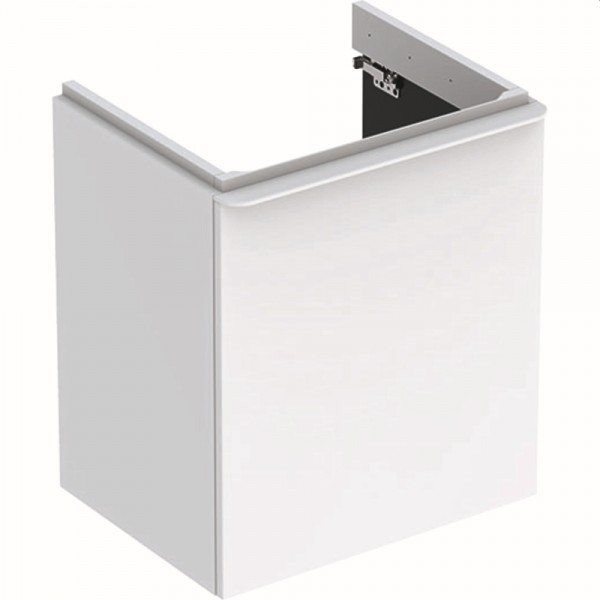 Geberit Smyle Square Unterschrank für Waschtisch, m. 1 Tür li 53,6x61,7x43,3cm, weiß, 500366001