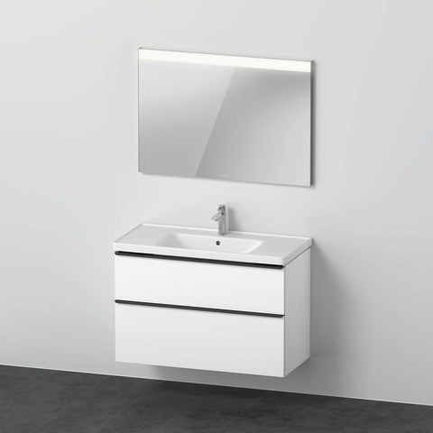 Duravit D-Neo Möbelwaschtisch mit Waschtischunterbau und Spiegel 1000x480x2000 mm - DE011401818