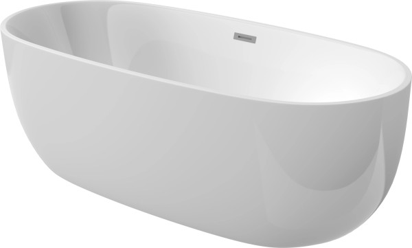 Neuesbad Serie 100 freistehende Acryl Badewanne, oval, 160CM