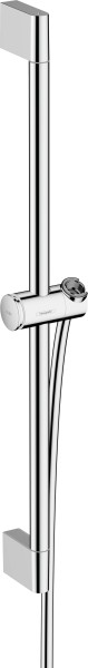 Hansgrohe Brausestange Unica/Pulsify 650mm mit Push Schieber und Brauseschlauch chrom, 24400000