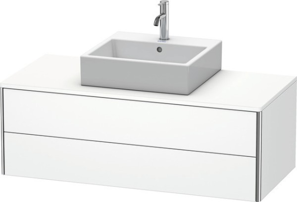 Duravit XSquare Konsolenwaschtischunterbau wandhängend Weiß Matt 1200x548x400 mm - XS491201818