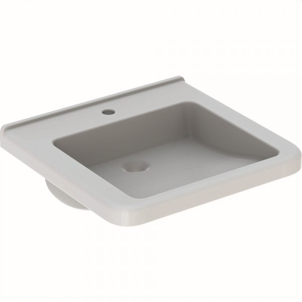 Geberit Waschtisch Dejuna, B: 550, T: 525mm, 128557600, weiss mit Keratect