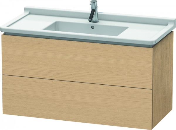 Duravit L-Cube Waschtischunterbau wandhängend Natur Eiche Matt 1020x469x558 mm - LC626603030