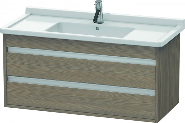 Duravit Ketho Waschtischunterbau wandhängend Eiche Terra Matt 1000x455x480 mm - KT664503535