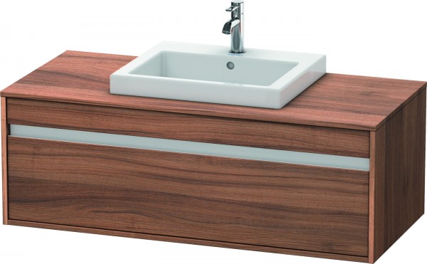 Duravit Ketho Konsolenwaschtischunterbau wandhängend Nussbaum Matt 1200x550x426 mm - KT679607979