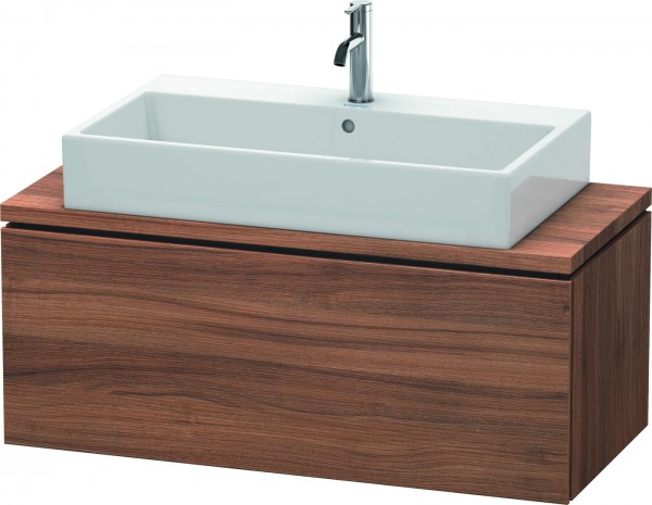 Duravit L-Cube Konsolenwaschtischunterbau wandhängend Nussbaum Matt 1020x477x400 mm - LC580407979