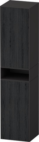 Duravit Zencha Hochschrank Eiche Schwarz & Graphit Matt & Supermatt 400x360x1760 mm - ZE1353R1680000