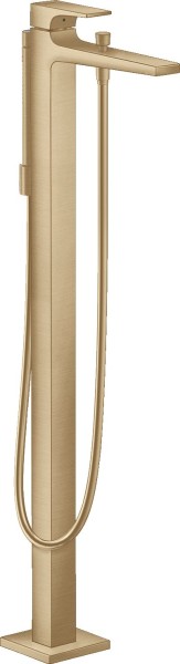 Hansgrohe Wannenmischer Metropol Fertigset zur Bodenmontage Brushed Bronze, 32532140