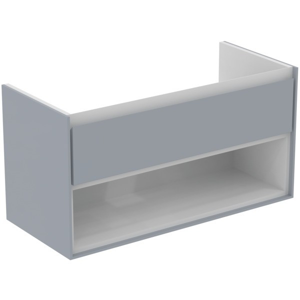 Ideal Standard MWT-Unterschrank CONNECT AIR,1 Ausz., 1000x440x517mm, Hellgrau gl.u.matt, E0828EQ