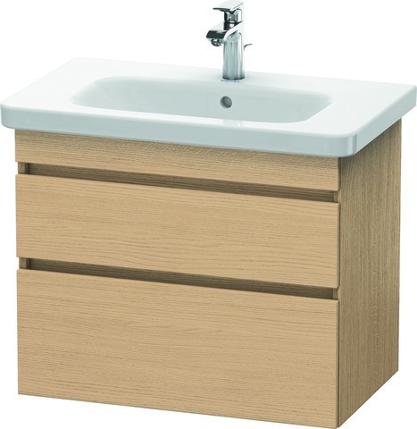 Duravit DuraStyle Waschtischunterbau wandhängend Natur Eiche Matt 730x448x610 mm - DS648103030