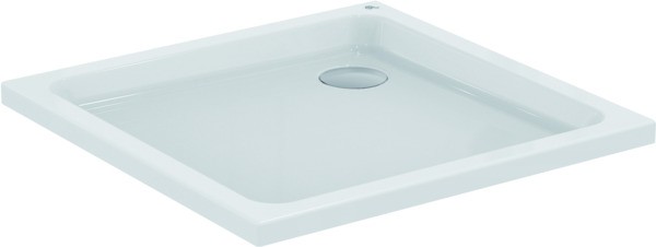 Ideal Standard Rechteck-Brausewanne Hotline Neu B:1000, T:1000, H:80mm, Weiß K276801