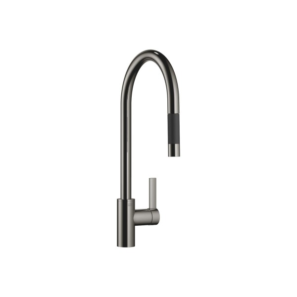 Dornbracht Einhebelmischer Pull-down mit Brausefunktion TARA ULTRA 33870875 Dark Chrome