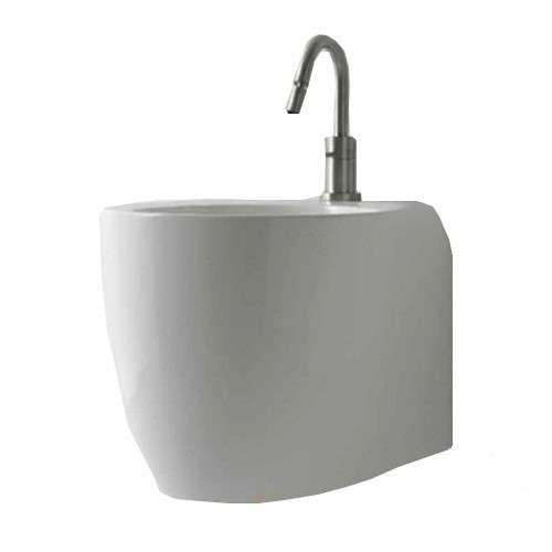 Axa one Serie Normal Wand-Bidet mit 1 Hahnloch, B: 350, T: 480 mm, weiss glänzend, 27022