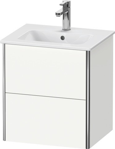 Duravit XSquare Waschtischunterbau wandhängend Weiß Seidenmatt 510x418x560 mm - XS430603636