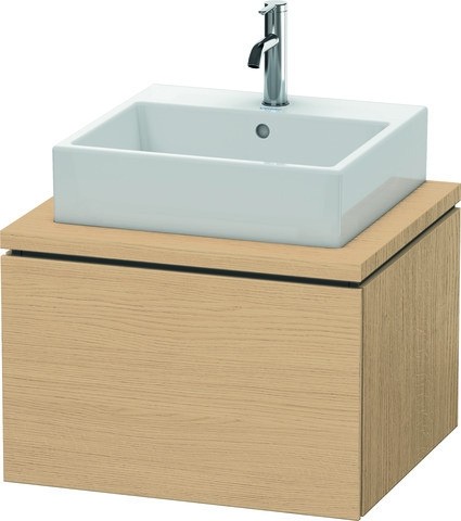 Duravit L-Cube Konsolenwaschtischunterbau wandhängend Natur Eiche Matt 620x547x400 mm - LC581003030