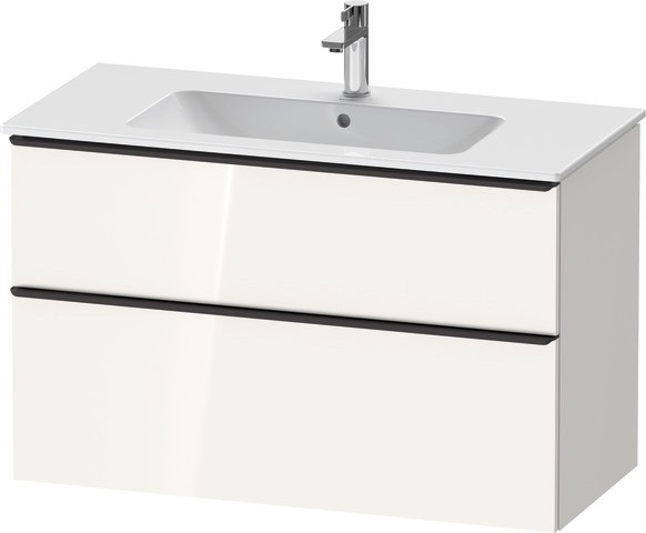 Duravit D-Neo Waschtischunterbau wandhängend Taupe Matt 1010x462x625 mm - DE4363004910000