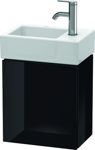 Duravit L-Cube Waschtischunterbau wandhängend Schwarz Hochglanz 364x241x400 mm - LC6293R4040