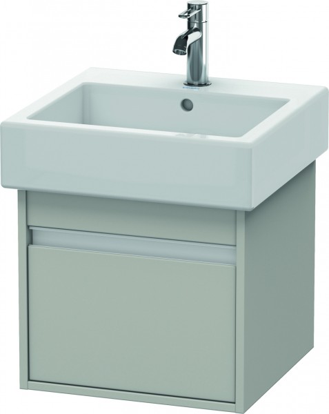 Duravit Ketho Waschtischunterbau wandhängend Betongrau Matt 450x440x410 mm - KT668500707