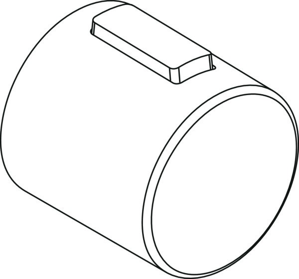 Ideal Standard Thermostatgriff, o. Bedruckung, Chrom , F960952AA