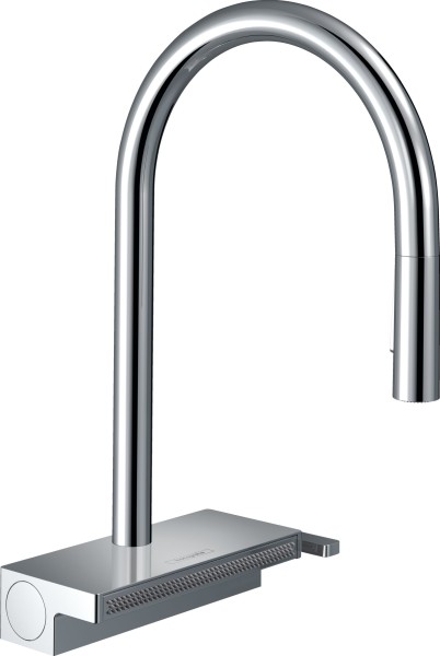 Hansgrohe Spültischmischer 170 Aquno Select M81 Ausziehbrause 3jet chrom, 73837000