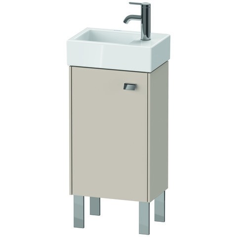 Duravit Brioso Waschtischunterbau bodenstehend Taupe Matt 364x239x570 mm - BR4429L1091