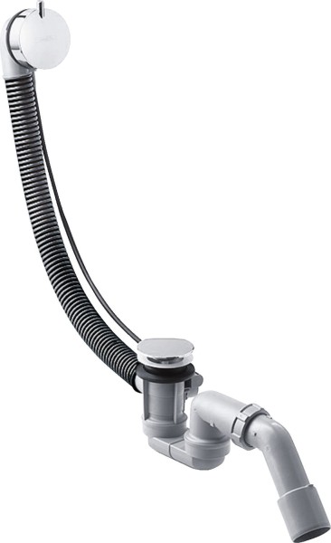 Hansgrohe Ab-u.Überlaufgarnitur Flexaplus S Komplettset chrom flex.Überlaufschlauch, 58150000