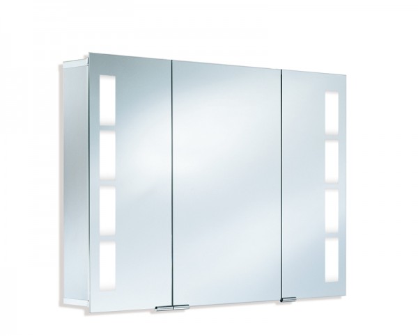 HSK Aluminium-Spiegelschrank ASP 500, B: 1050 mm, H: 750 mm, T: 125mm