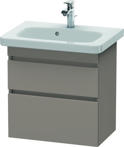 Duravit DuraStyle Waschtischunterbau wandhängend Basalt Matt 580x368x610 mm - DS647904343