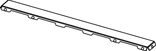 Tece Ersatzt. Trägerblech TECEdrainline für Naturstein-Duschrinne 651500, 668031