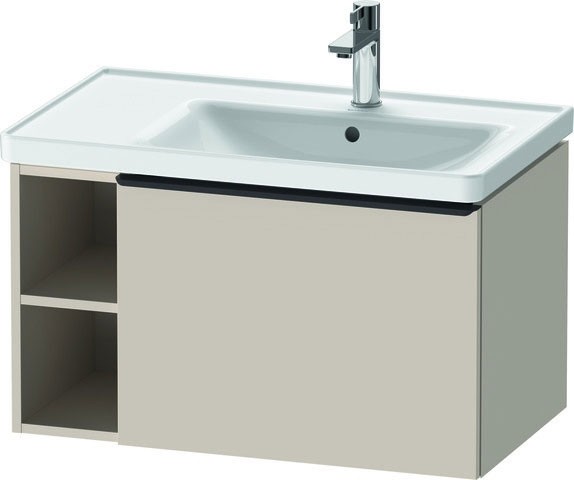 Duravit D-Neo Waschtischunterbau wandhängend Taupe Matt 784x452x440 mm - DE425709191