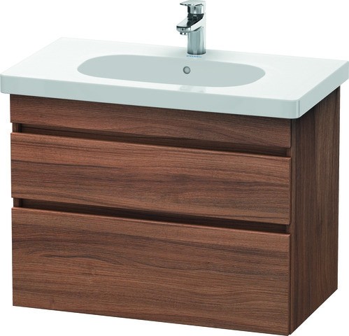 Duravit DuraStyle Waschtischunterbau wandhängend Nussbaum Matt 800x453x610 mm - DS648407979