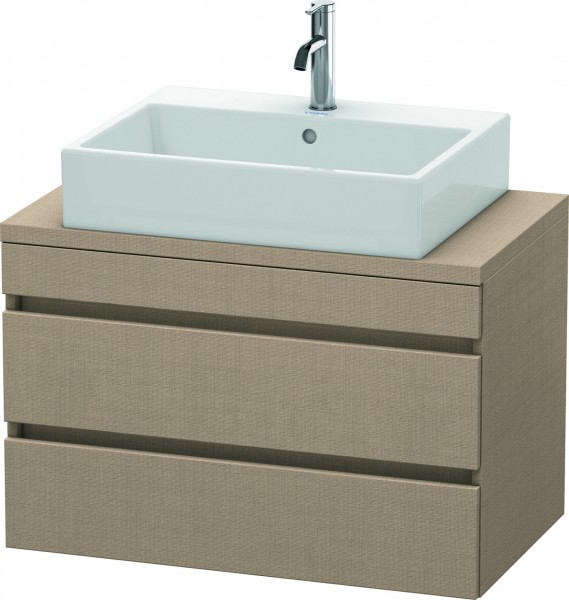 Duravit DuraStyle Konsolenwaschtischunterbau wandhängend Leinen Matt 800x478x512 mm - DS530707575