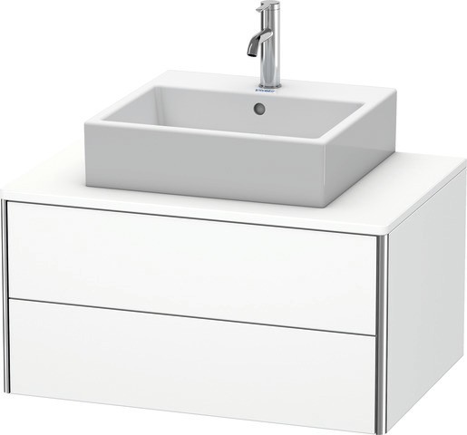 Duravit XSquare Konsolenwaschtischunterbau wandhängend Weiß Matt 800x548x400 mm - XS491001818