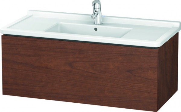 Duravit L-Cube Waschtischunterbau wandhängend Amerikanischer Nussbaum Matt 1020x469x408 mm - LC61660