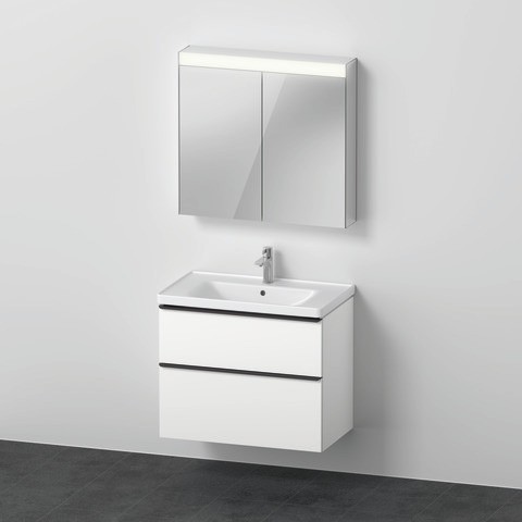 Duravit D-Neo Möbelwaschtisch mit Waschtischunterbau und Spiegelschrank 800x480x2000 mm - DE01160181