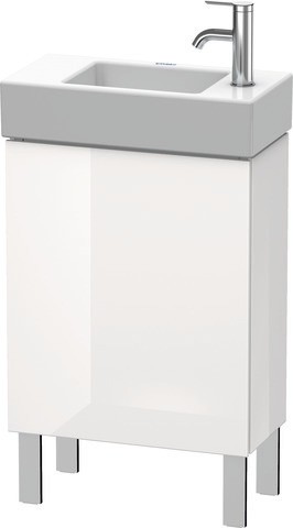 Duravit L-Cube Waschtischunterbau bodenstehend Weiß Supermatt 480x240x582 mm - LC6751R8484