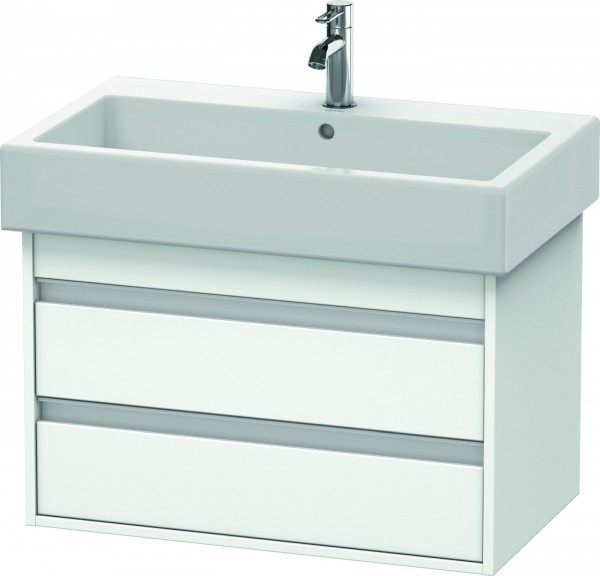 Duravit Ketho Waschtischunterbau wandhängend Weiß Matt 750x440x480 mm - KT663701818