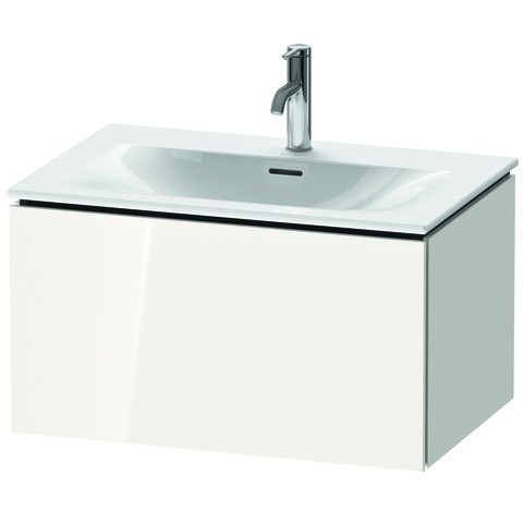 Duravit L-Cube Waschtischunterbau wandhängend Weiß Hochglanz 720x481x400 mm - LC613602222