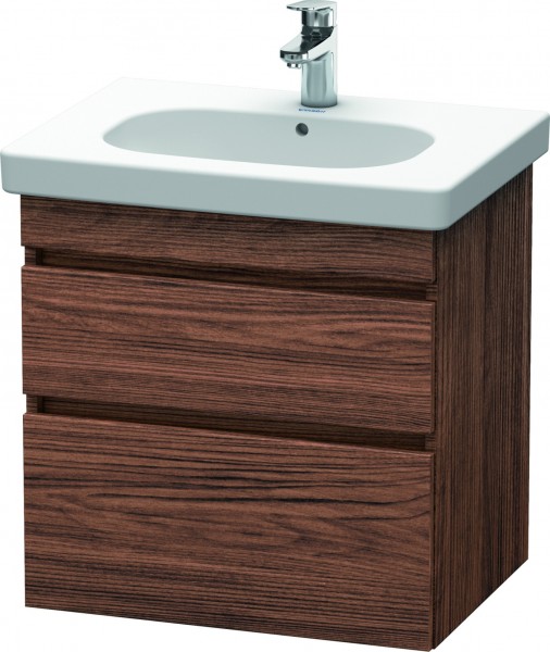 Duravit DuraStyle Waschtischunterbau wandhängend Nussbaum dunkel Matt 600x453x610 mm - DS648302121