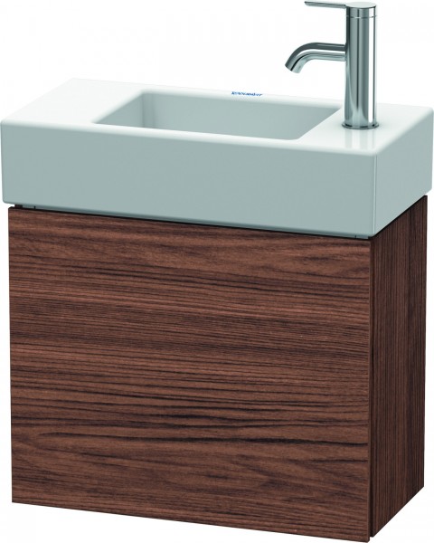 Duravit L-Cube Waschtischunterbau wandhängend Nussbaum dunkel Matt 480x240x400 mm - LC6246R2121