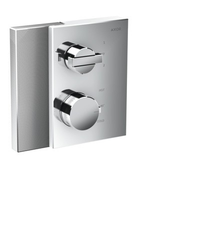 Hansgrohe Thermostat UP Axor Edge F-Set Diamantschliff chr.m.Absperr-u.Umstellv., 46761000