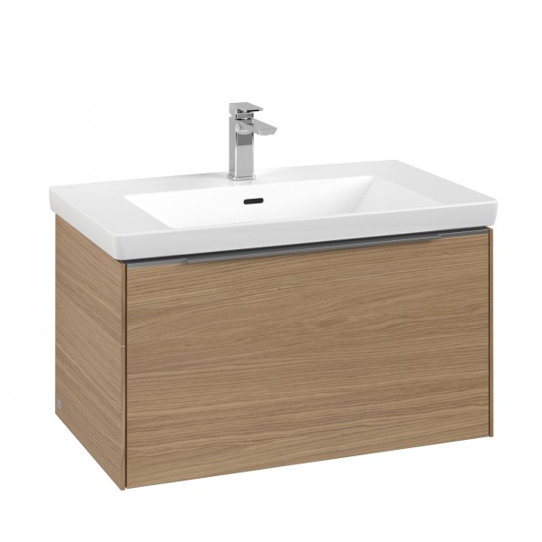 Villeroy & Boch Subway 3.0 Waschbeckenunterschrank, 1 Auszug, 772 x 432 x 462 mm, Nordic Oak / Nordi