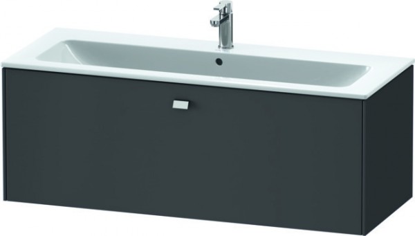 Duravit Brioso Waschtischunterbau wandhängend Graphit Matt 1220x479x442 mm - BR400401049