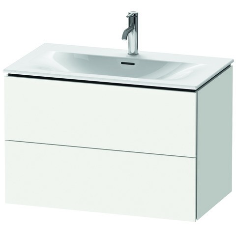 Duravit L-Cube Waschtischunterbau wandhängend Weiß Matt 820x481x550 mm - LC630701818