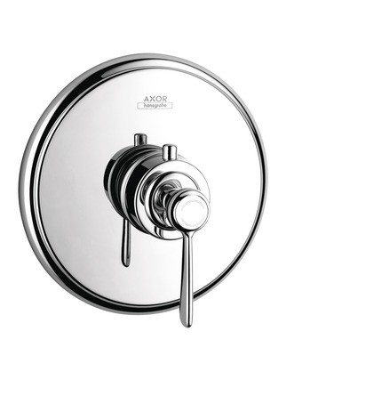 Hansgrohe Thermostat Unterputz Axor Montreux Fertigset Hebelgriff brushed nickel, 16823820