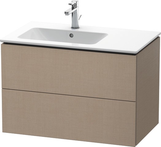 Duravit L-Cube Waschtischunterbau wandhängend Leinen Matt 820x481x550 mm - LC6291075750E00