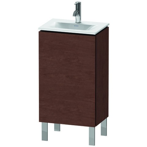 Duravit L-Cube Waschtischunterbau bodenstehend Amerikanischer Nussbaum Matt 440x311x704 mm - LC6580R