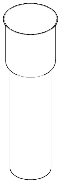 Dornbracht Rohr für Geruchverschluss Ersatzteile 092823019 D. 37,1 x 123,5 mm Chrom