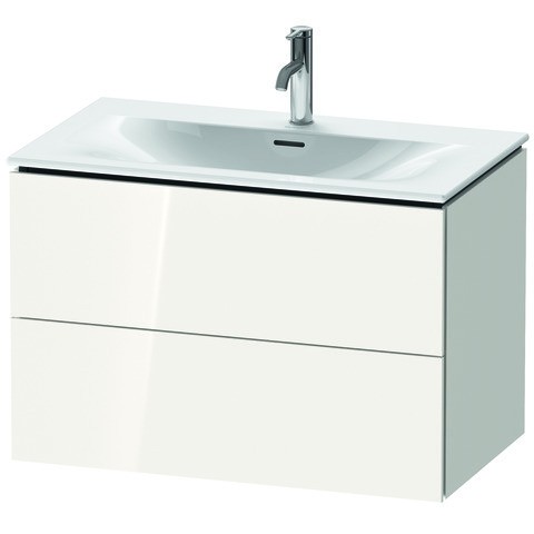 Duravit L-Cube Waschtischunterbau wandhängend Weiß Hochglanz 820x481x550 mm - LC630702222